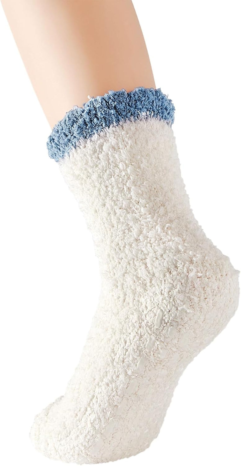 Womens Fuzzy Socks Warm Slipper Socks Winter Fluffy Socks Cozy Fuzzy Socks Athletic Fleece Socks Cute Crew Socks