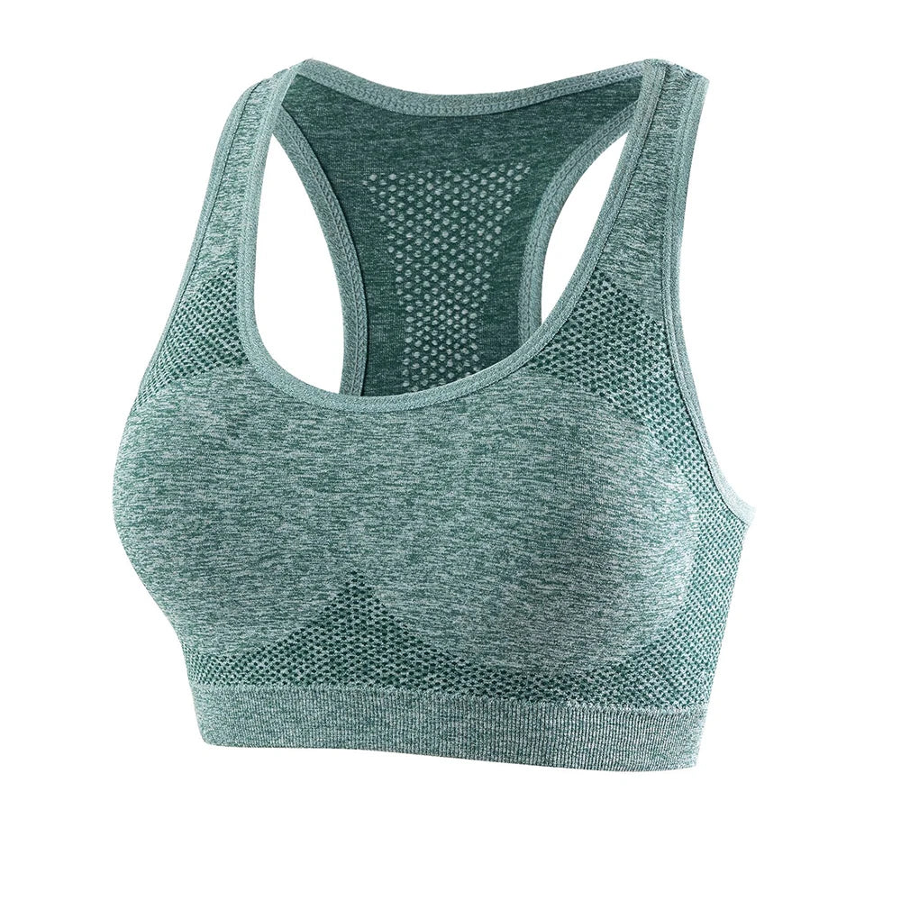 Women Sports Bra Top Push up Fitness Yoga Bra Underwear Sport Tops for Women Breathable Running Vest Gym Wear